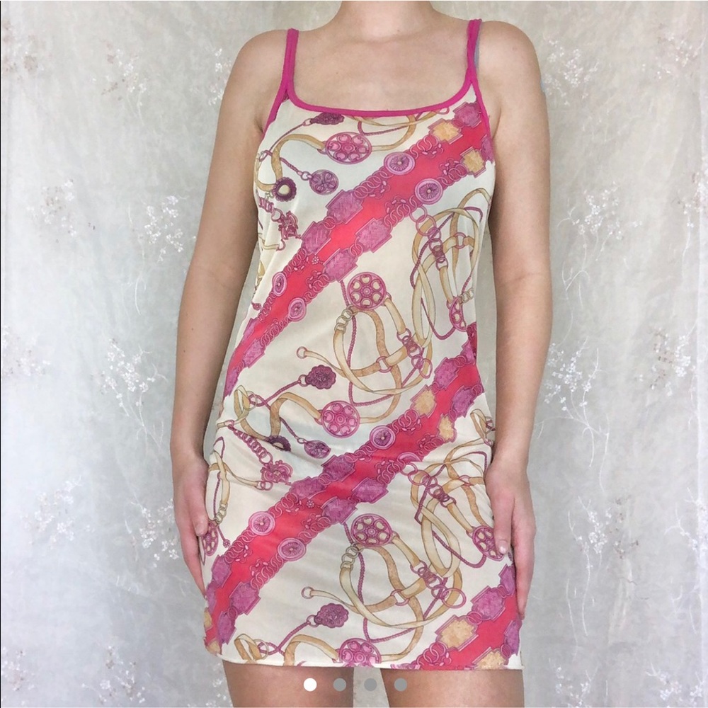 patterned micro mesh causal slip 💞